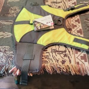 Good2Go Yellow and Gray Dog Jacket for Outdoor Adventures